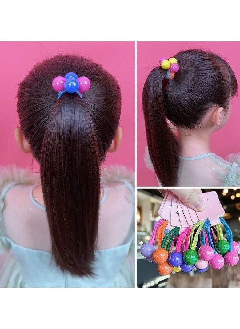Candy Color Kids Hairband, Elastic Hair Band Headband, Sweet Rubber Hair Band, Princess Hair Accessories Headband 14pcs