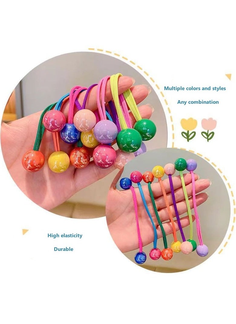 Candy Color Kids Hairband, Elastic Hair Band Headband, Sweet Rubber Hair Band, Princess Hair Accessories Headband 14pcs