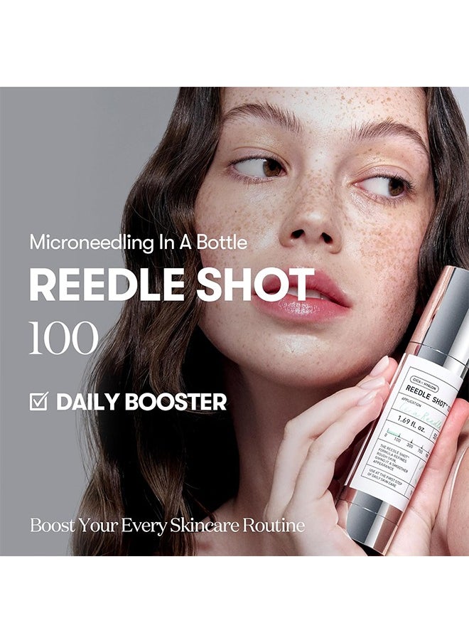 Reedle Shot 100 ，Essence | Daily Face Essence for Soft Skin, Centella Complex, Hyaluronic Acid, Green Propolis Extract for All Skin Types  (50ml)