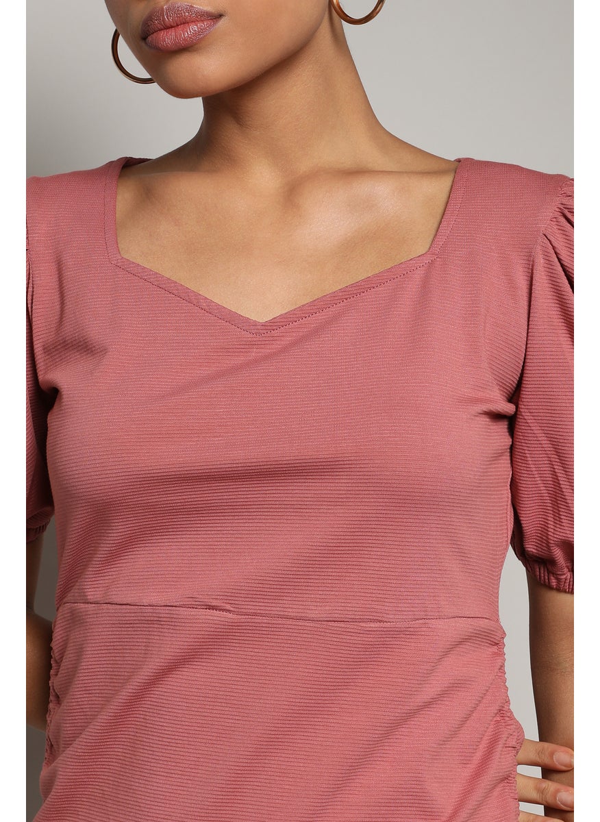 Ruched Mini Dress