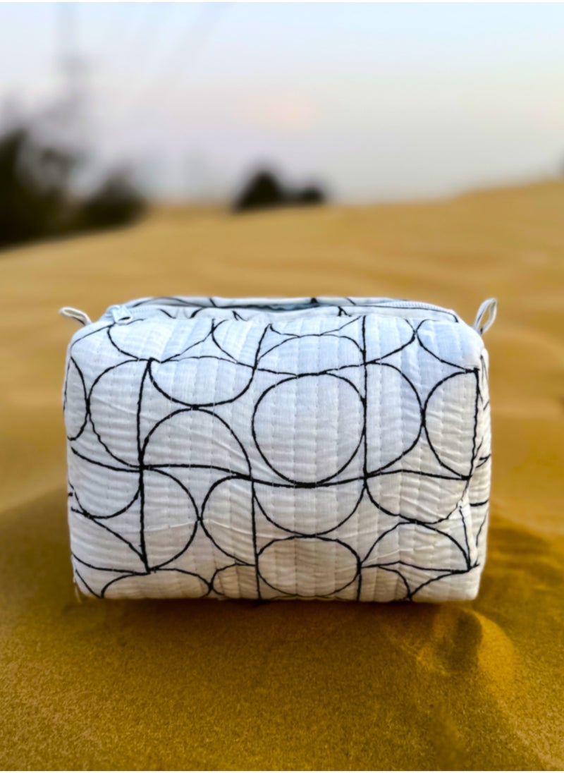 TohfaLuxe Hana Handmade Block Printed Pouch