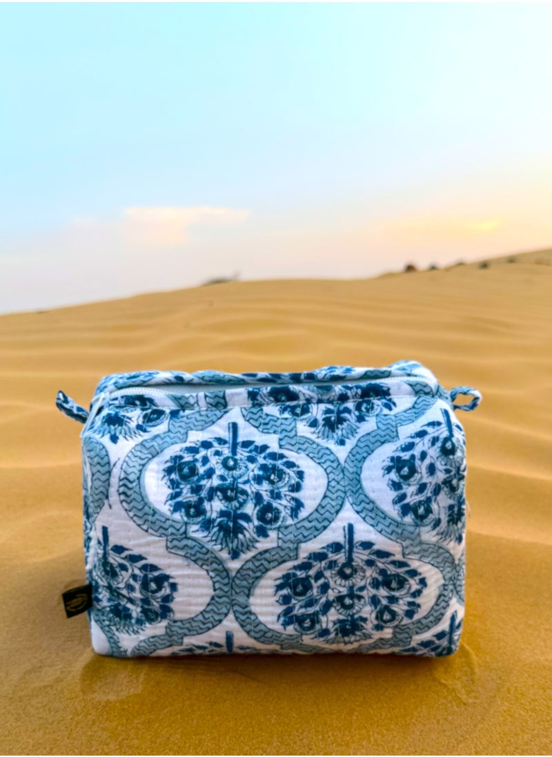 TohfaLuxe Kara Handmade Block Printed Pouch
