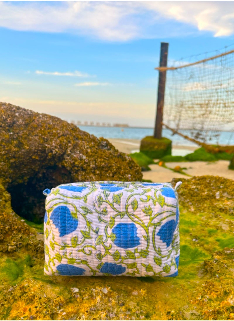 TohfaLuxe Elvo Handmade Block Printed Pouch