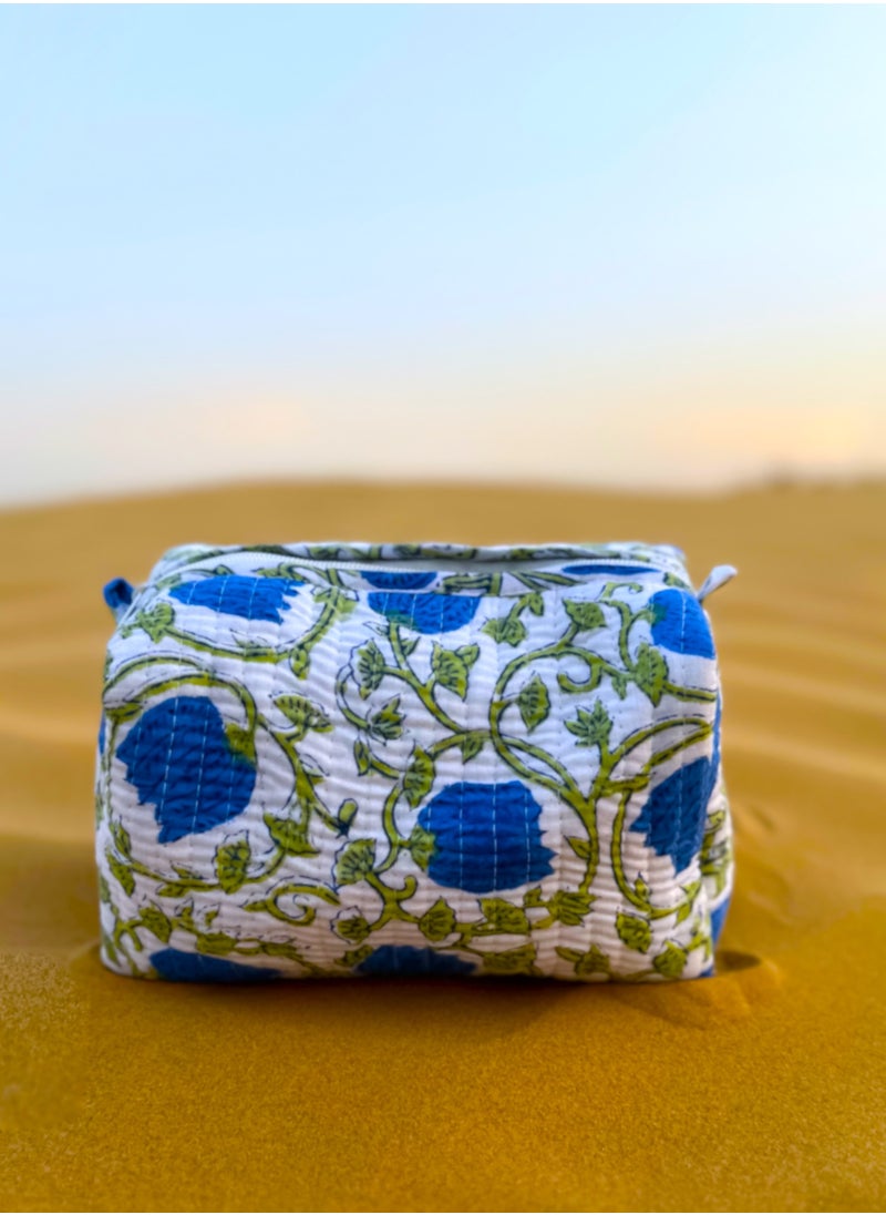 TohfaLuxe Elvo Handmade Block Printed Pouch