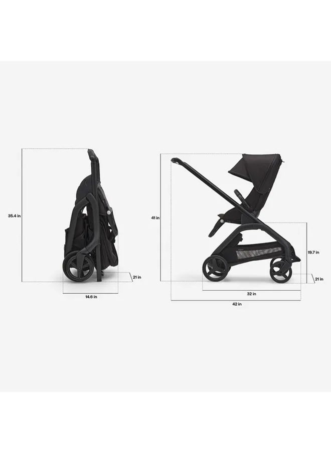 Dragonfly Stroller - Black/Forest Green, Suitable 6 Months +, Up To 22 Kg