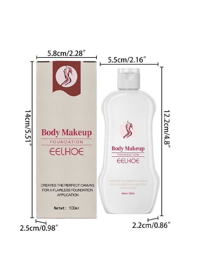 Body Makeup Foundation-Coverage Perfector Tatoo Concealer Waterproof Covering Body Tattoo Scars 100ml