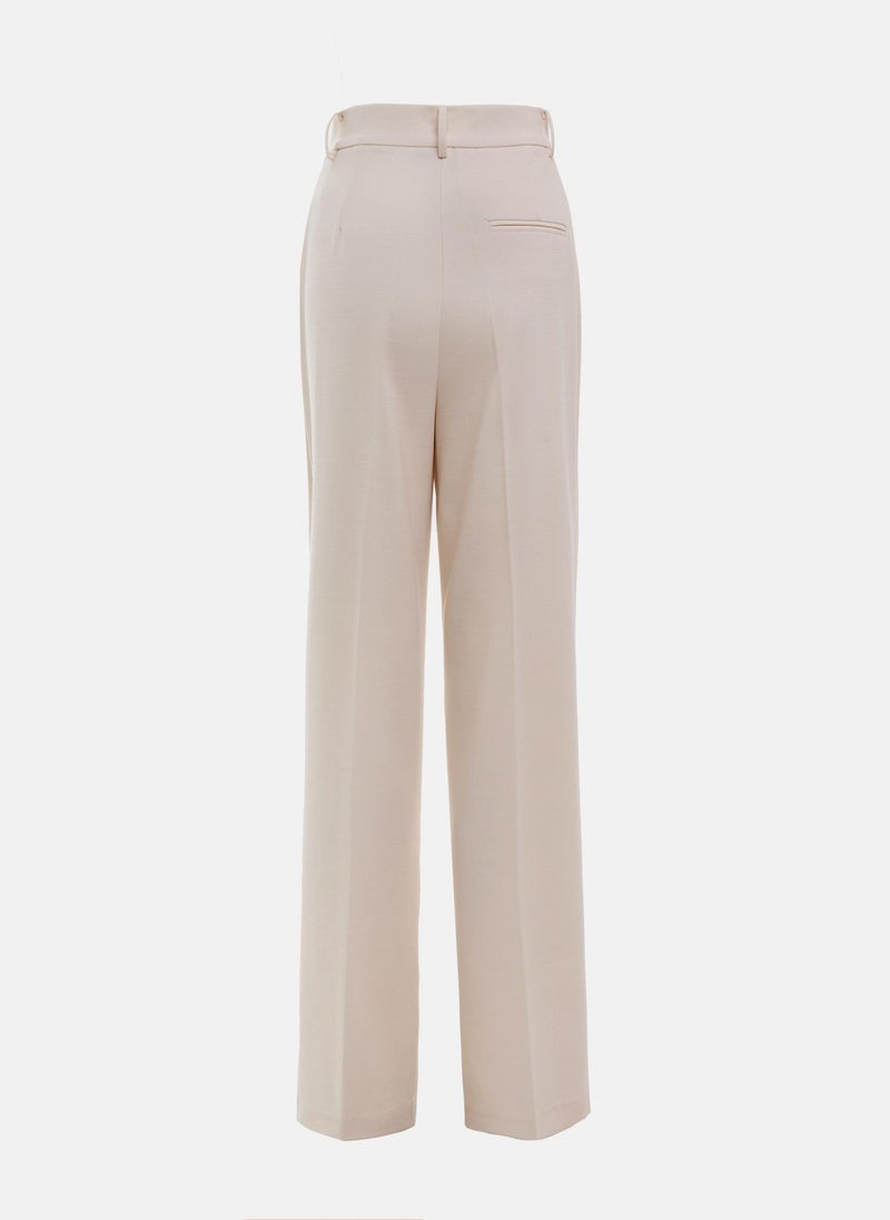 Textured palazzo trousers