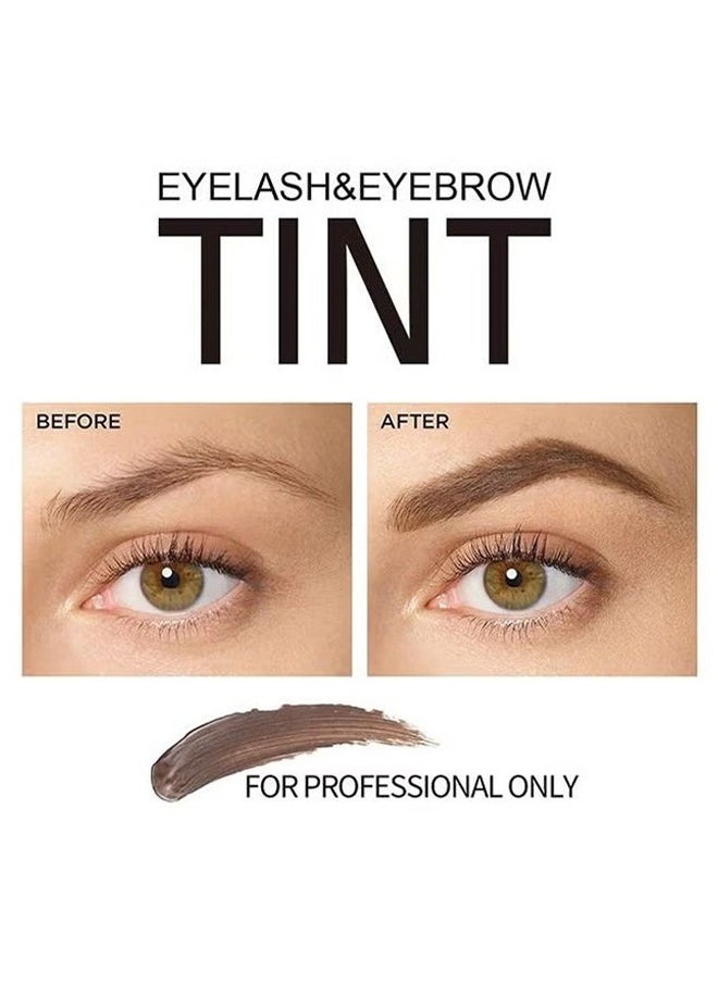 Eyelash Eyebrow Tint —Dye Kit, 2-In-1 Eyelash and Eyebrow, Semi Permanent Eyebrow Dye Cream 7ML - Brown