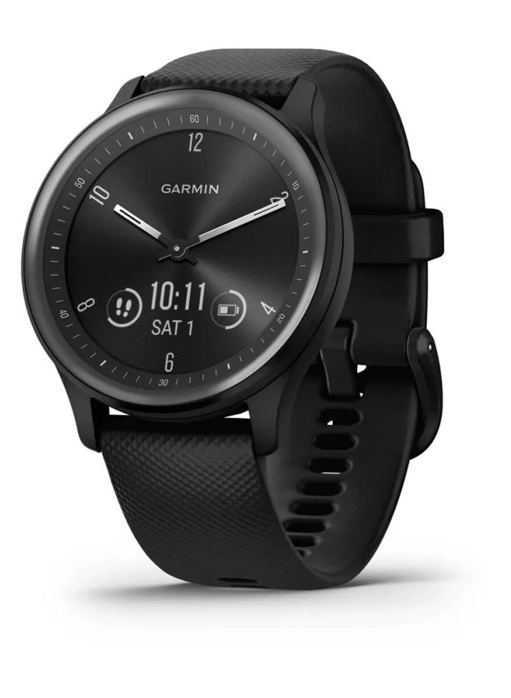 Vívomove Sport - 40mm - Black Case and Silicone Band with Slate Accents