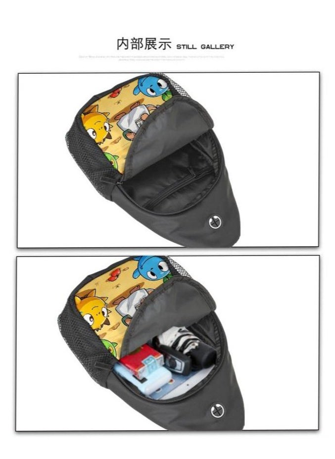 Universal cartoon new three-piece schoolbag - 1049