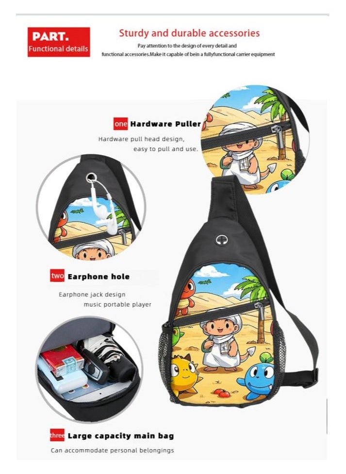 Universal cartoon new three-piece schoolbag - 1049