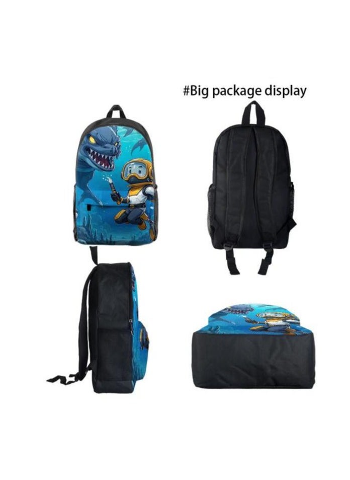 Universal cartoon new three-piece schoolbag - 1010