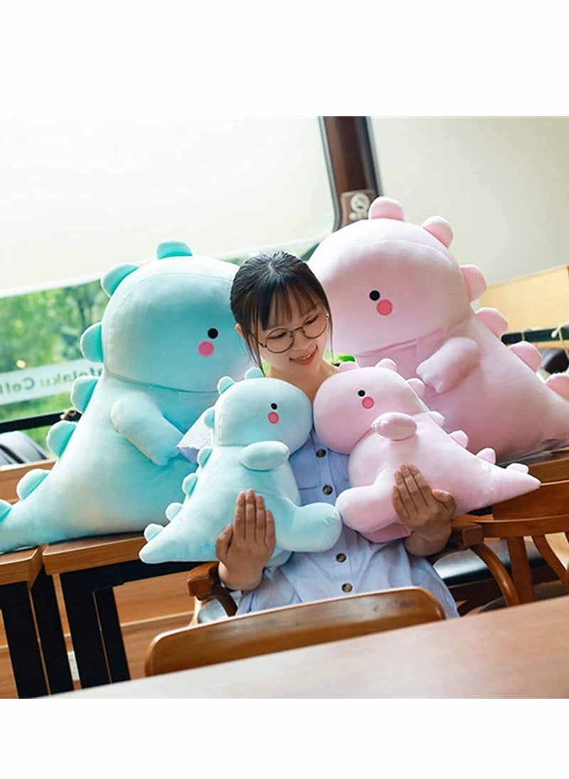 Plush Toys, Cute Dinosaur Plush Toys, Fat Dinosaur Stuffed Animals Toys Dolls, Soft Plush Stuffed Animal Dino Plushie, Birthday Gifts for Kids Girls Boys Blue 12 inch
