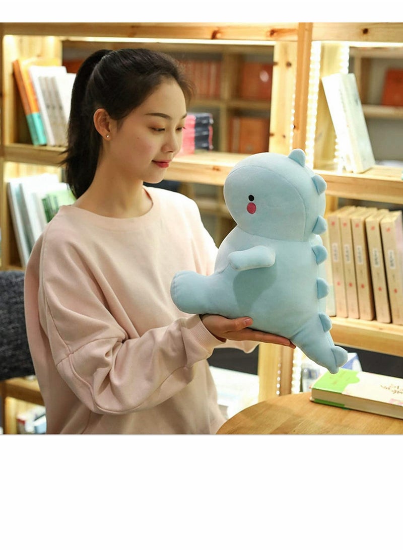 Plush Toys, Cute Dinosaur Plush Toys, Fat Dinosaur Stuffed Animals Toys Dolls, Soft Plush Stuffed Animal Dino Plushie, Birthday Gifts for Kids Girls Boys Blue 12 inch