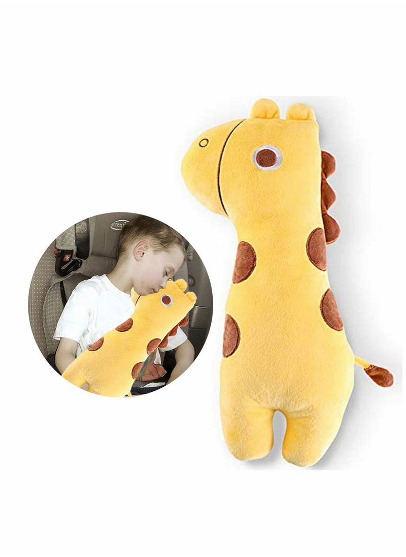 Seatbelt Pillow for Kids, Car Pillow Seat Belt Cushion Kids Seatbelt Pillow, Seat Belt Covers Child Car Seat Head Rest Support Shoulder Pad, Plush Soft Seat Strap Car Pillows Adjuster Holder
