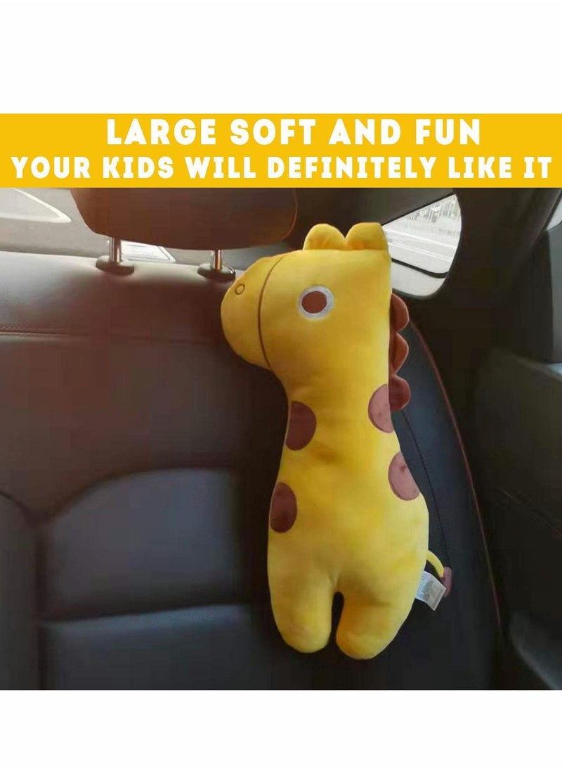 Seatbelt Pillow for Kids, Car Pillow Seat Belt Cushion Kids Seatbelt Pillow, Seat Belt Covers Child Car Seat Head Rest Support Shoulder Pad, Plush Soft Seat Strap Car Pillows Adjuster Holder
