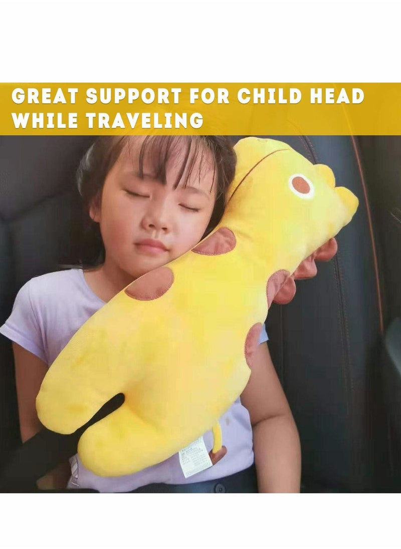 Seatbelt Pillow for Kids, Car Pillow Seat Belt Cushion Kids Seatbelt Pillow, Seat Belt Covers Child Car Seat Head Rest Support Shoulder Pad, Plush Soft Seat Strap Car Pillows Adjuster Holder