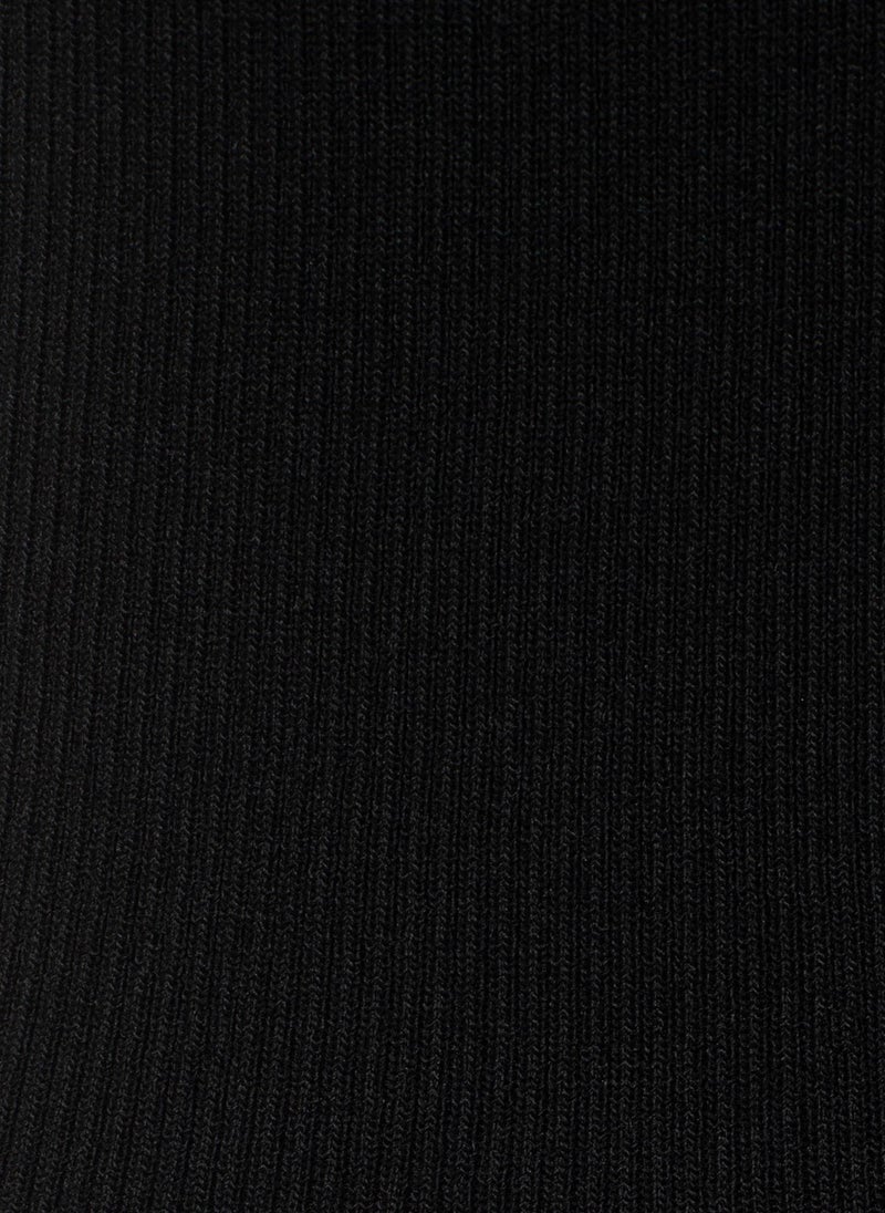 Cropped polo shirt