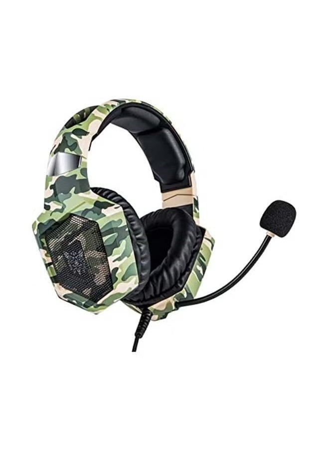 K8 Stereo Over-Ear Gaming Headphones with Mic – Wired Gaming Headset for PS4/PS5/Xbox One/X Series/Switch/PC, Pro Sound Quality, Noise-Canceling Mic, Comfortable & Adjustable Fit
