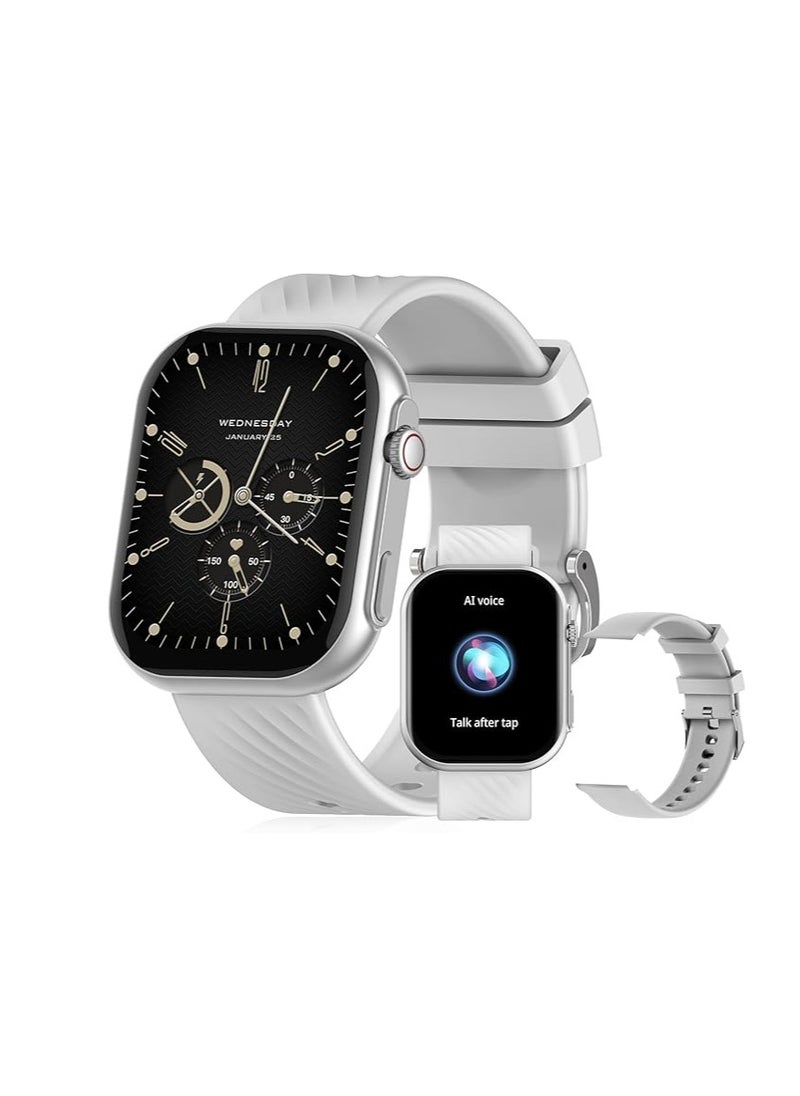 PEJE Smart Watch Answer/Make Call Smart Watches for Men AMOLED Display, IP68 Waterproof,Smartwatch With Muslim Reminders,Comprehensive Health Management,Compatible with iOS & Android (BLACK)