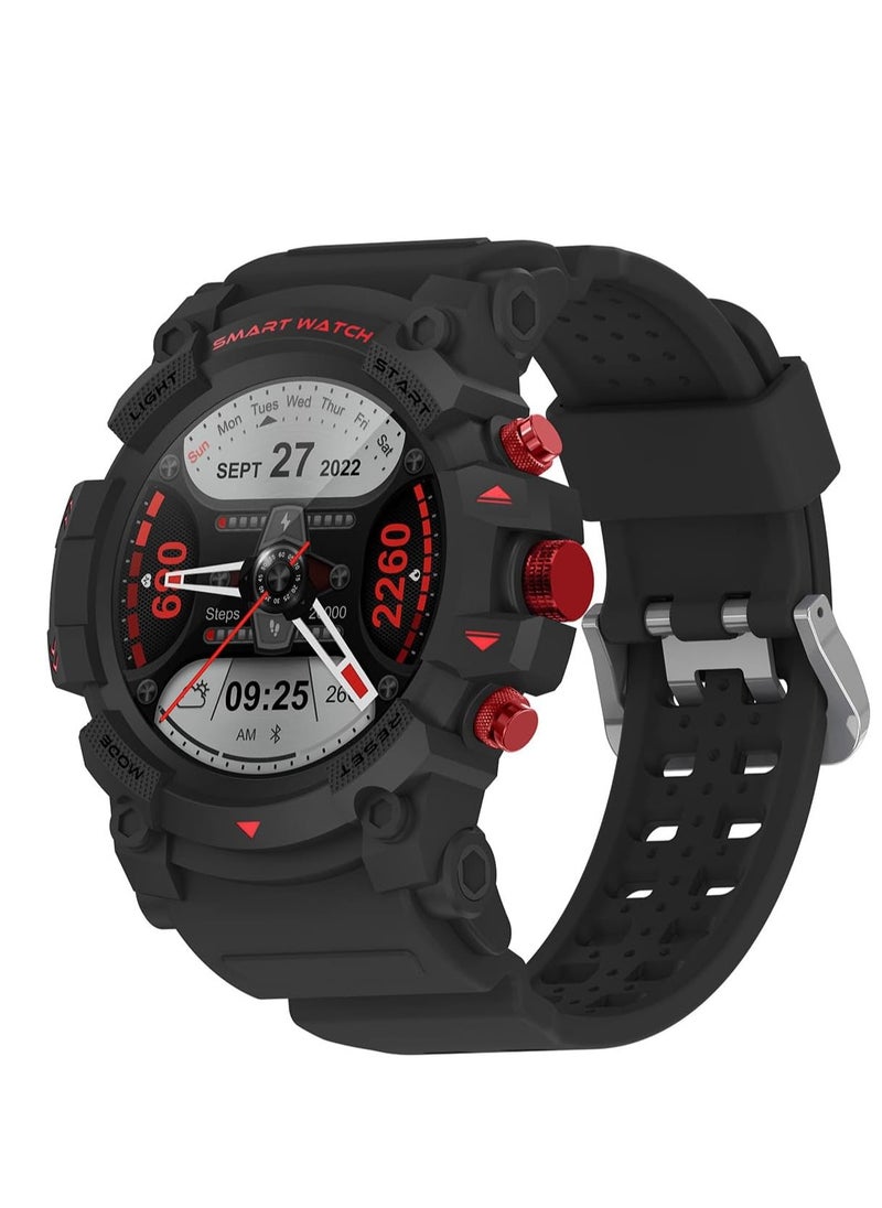 PEJE 1.39” Watch For Men,Smart Watch For Men with GPS,1ATM Waterproof Bluetooth calling Smart Watch,120+ Sport Modes, with SpO2/Heart Rate/Sleep Monitor,Smartwatch Compatible Android iOS (Black)
