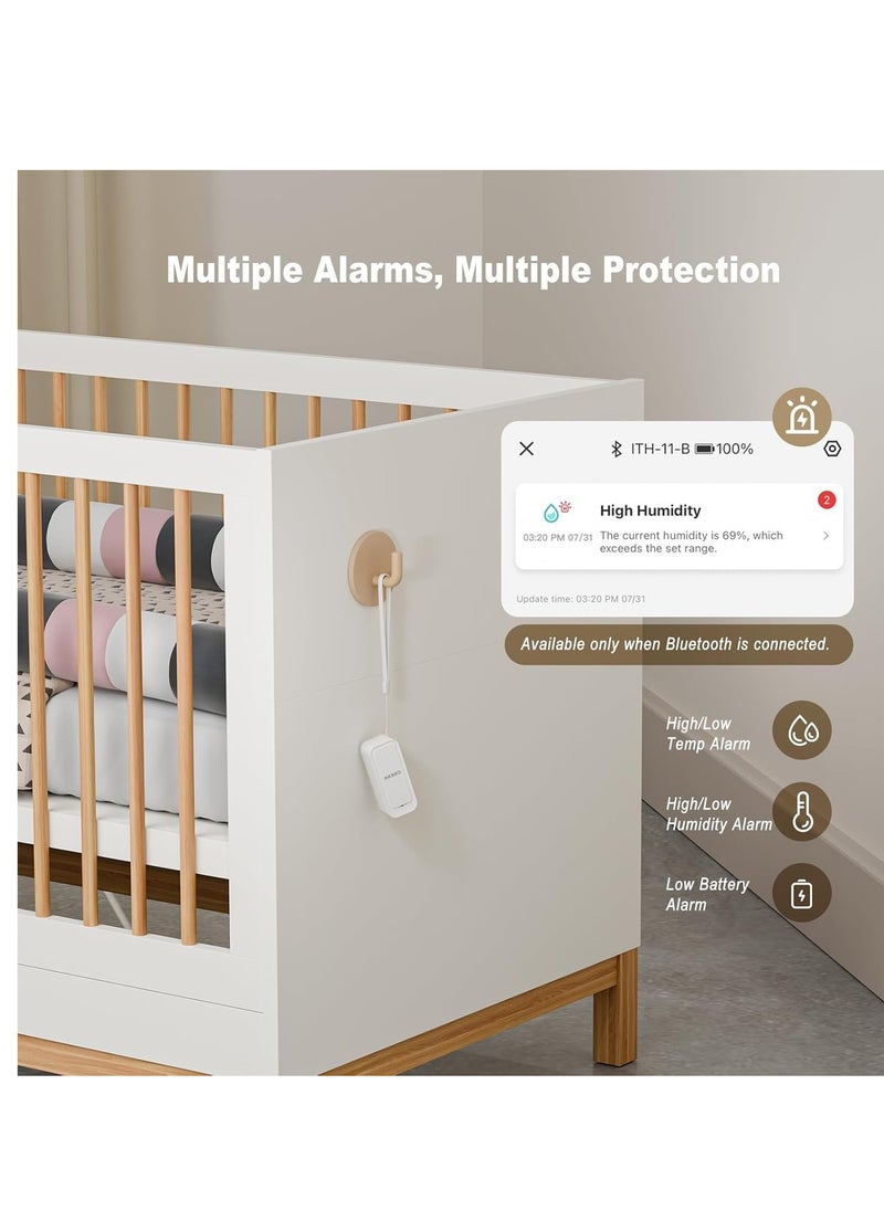INKBIRD ITH-11-B Bluetooth Thermo-hygrometer, Bluetooth 5.0 Temperature and Humidity Monitor