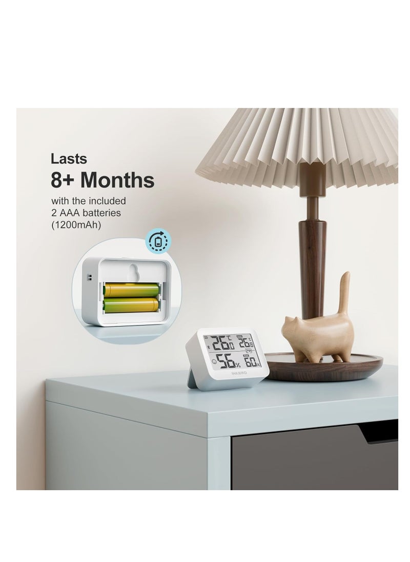 INKBIRD Bluetooth Thermometer Hygrometer ITH-13-B (2 Packs), Indoor Temperature and Humidity Monitor with APP