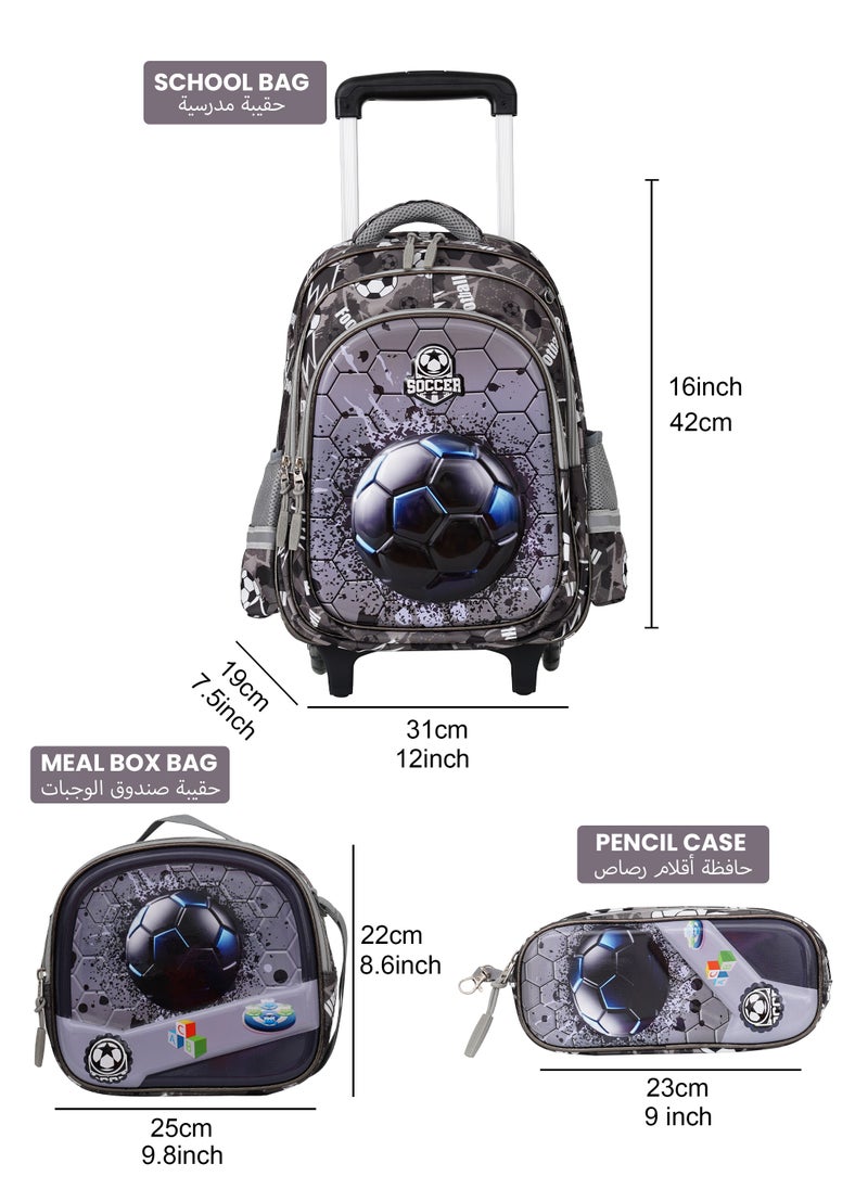 Parajohn KidyGo Character School Bag- GREY