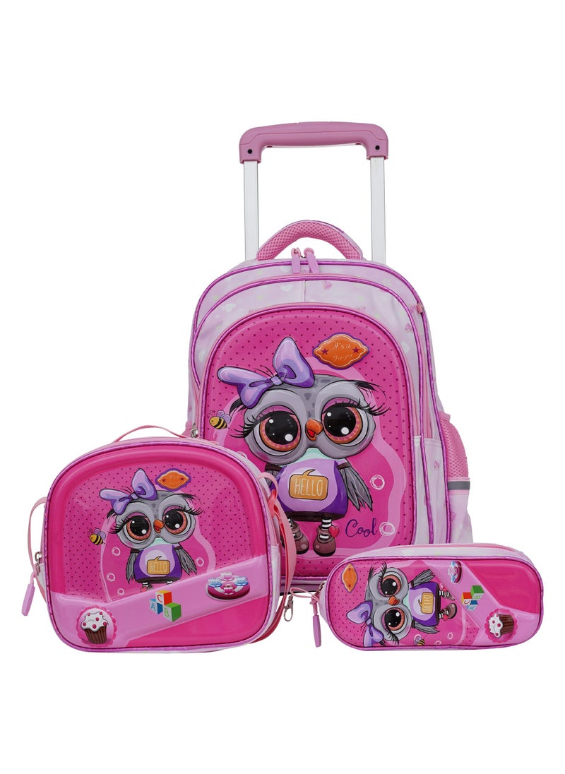 Parajohn  KiddyGo Character School Bag- Pink