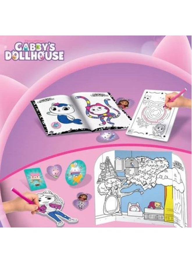 Gabby's Dollhouse Backpack With Coloring And Drawing Kit