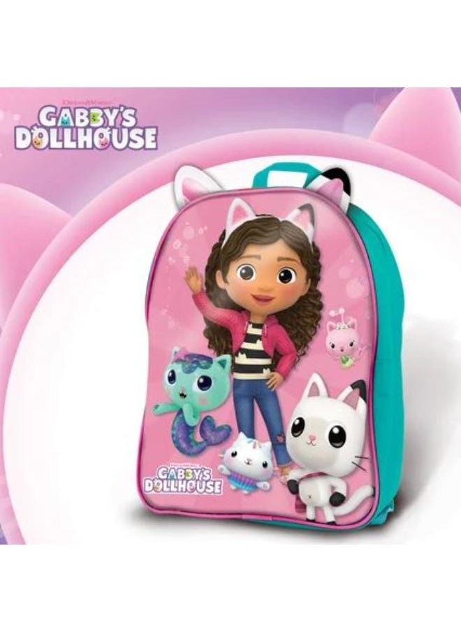 Gabby's Dollhouse Backpack With Coloring And Drawing Kit