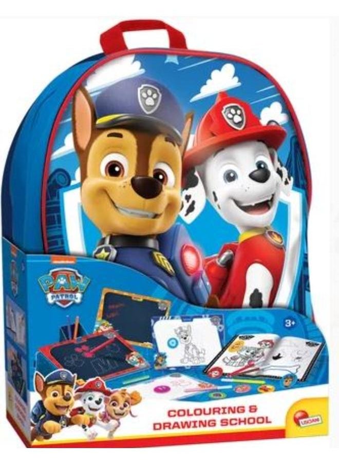 Paw Patrol Backpack With Coloring And Drawing Kit