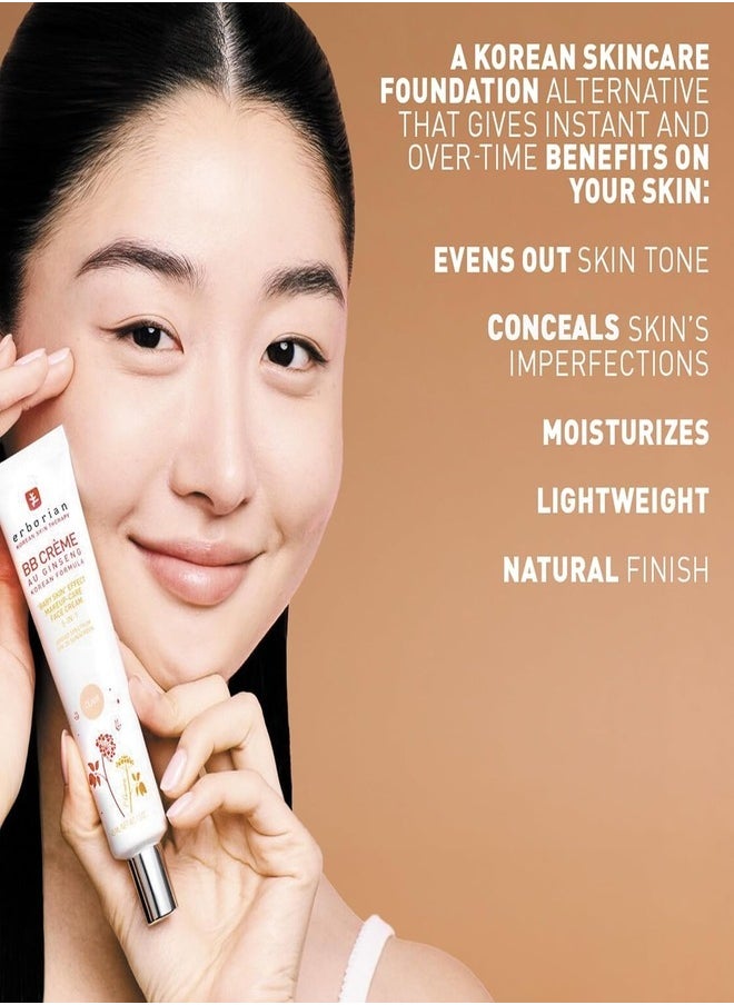 Erborian BB Cream with Ginseng SPF – 15ml, Clair ,Lightweight Buildable Coverage & Soft Matte Finish