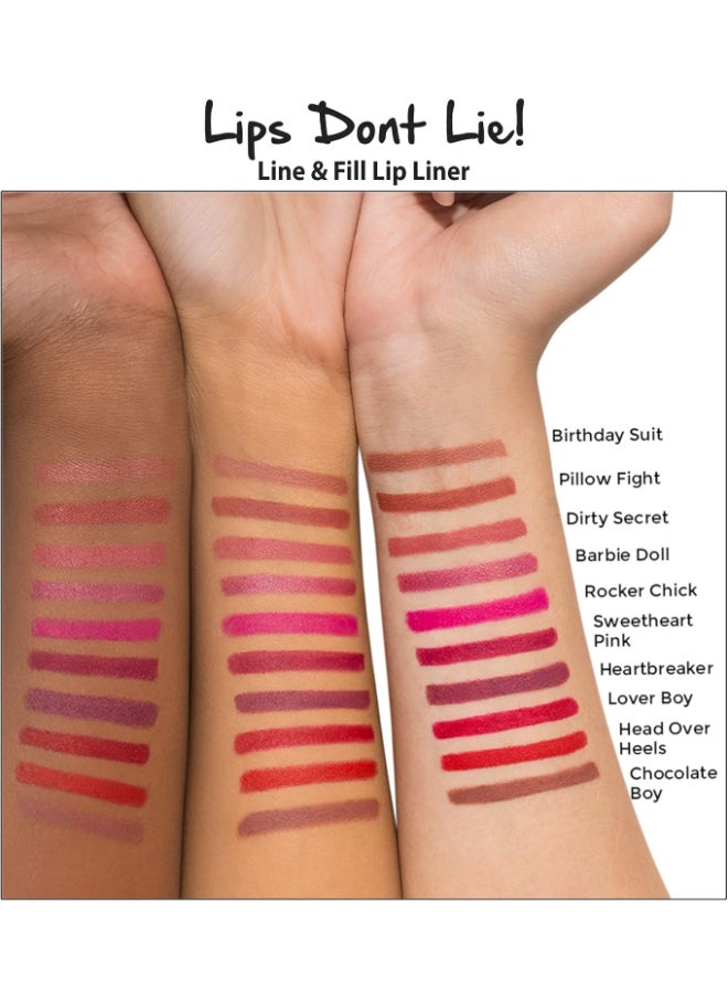 Lips Don’T Lie! Lip Liner -Birthday Suit -01