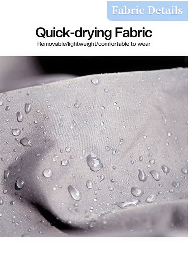 4-in-1 Detachable Sun Hat with UPF50+ Protection - Unisex Adjustable Breathable Quick-Dry Fishing Hat with Neck Cape & Face Cover | Hiking Mountaineering Outdoor Sports