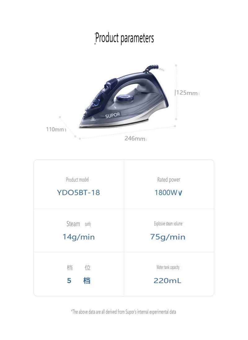 Supor electric iron, household small steam ironing machine, iron bucket, clothes tailor shop special