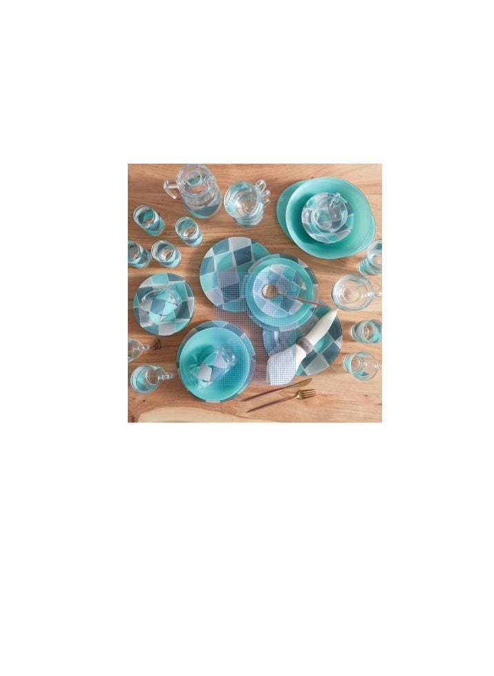 Ambi Carron Ocean 50-Piece Dinner Set 35 x 2 x 19.6 cm