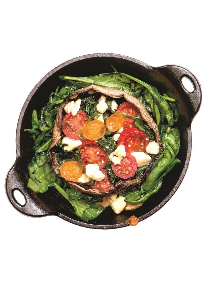 Server Cast Iron Round Mini Server, 14 oz. black