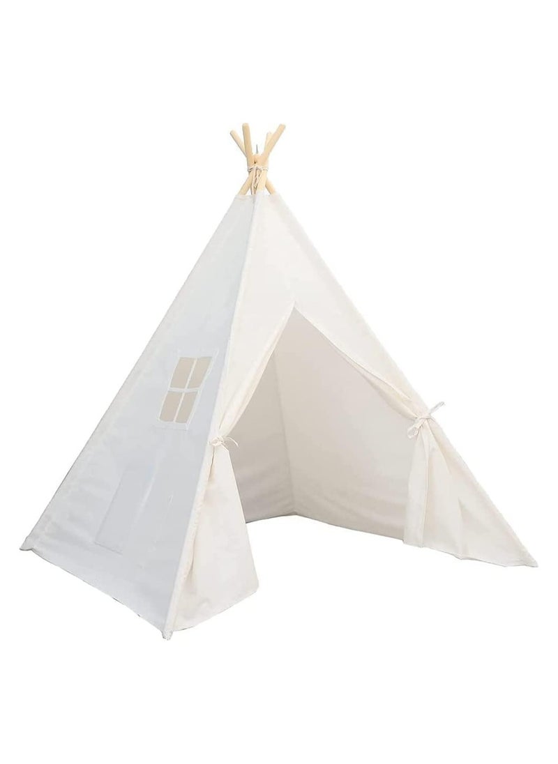 Portable Cotton Teepee Play Tent for Kids – Indoor & Outdoor Adventure Playhouse