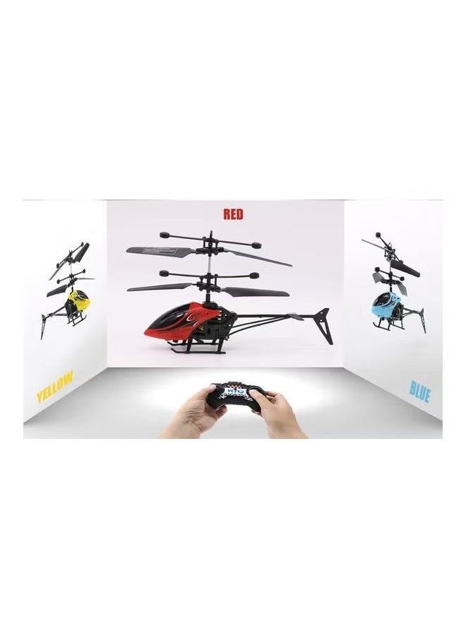 Mini Remote Control Helicopter – 4.3x17.5x11cm, Rechargeable RC Helicopter with Remote Control, Durable Design, LED Lights, Fun Flying Toy for Kids & Adults, Indoor and Outdoor Use