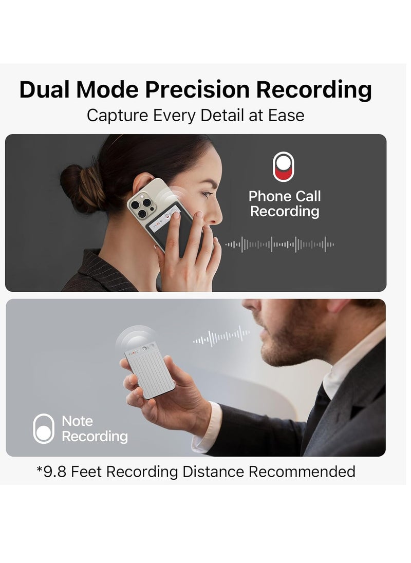 PLAUD Note AI Voice Recorder (Silver)