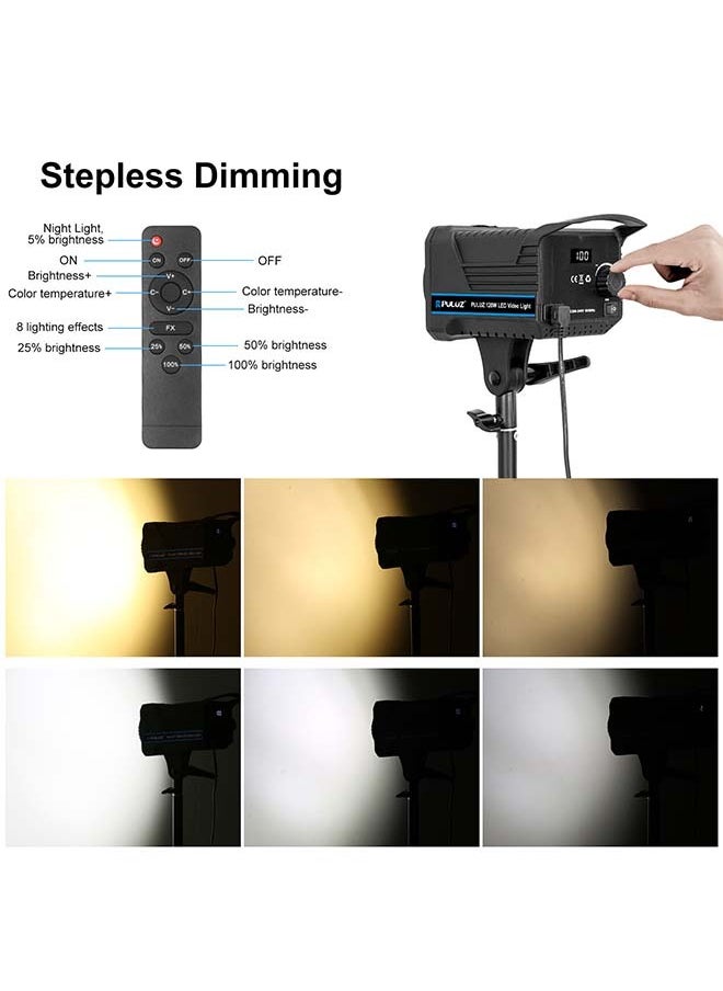 PULUZ 120W LED Continuous Photography Light - Dual Color Temperature with Remote Control