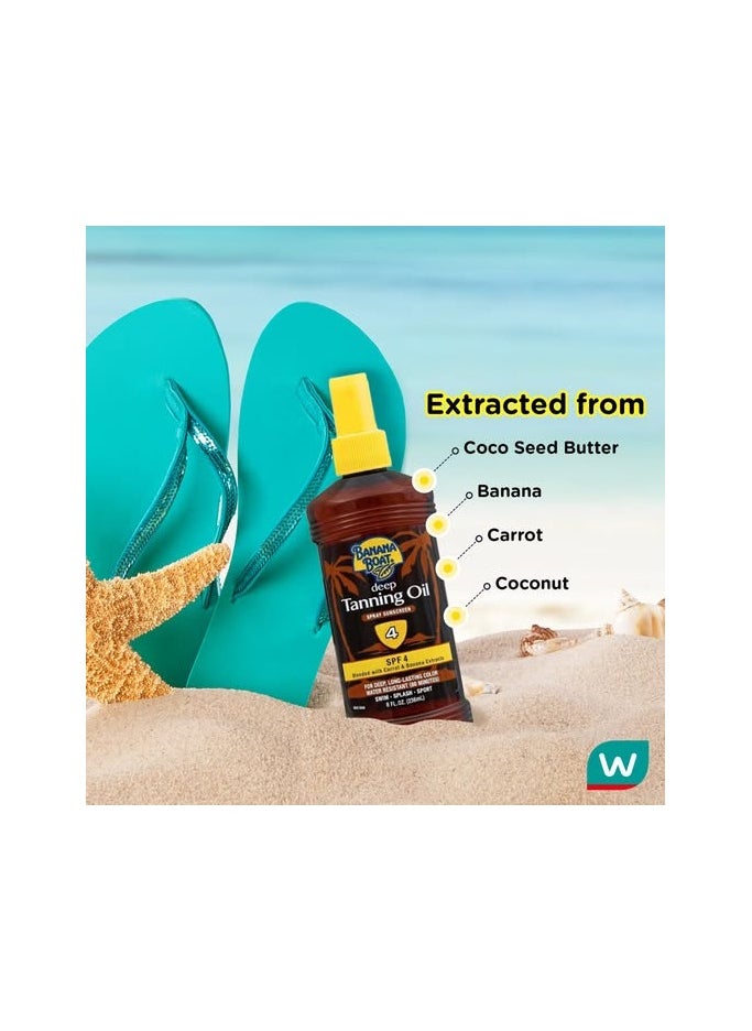 Deep Tanning Oil SPF4  236ml