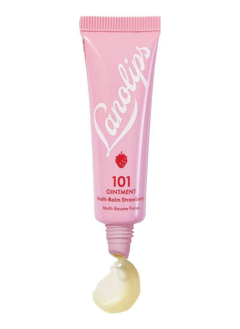 LANOLIPS 101 Ointment Multi-balm, Strawberry, 10g