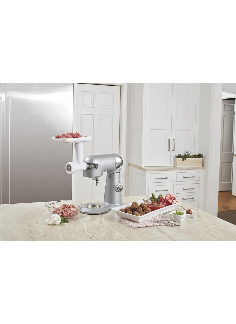 Cuisinart MG-50 Meat Grinder with Sausage Stuffer Attachment, White