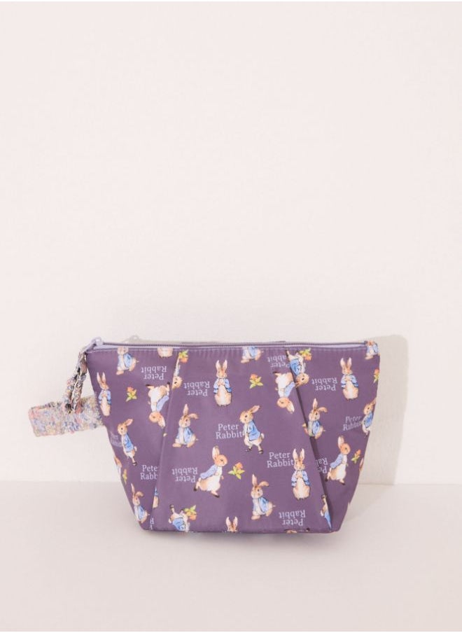 Mr. Rabbit print nylon medium vanity case
