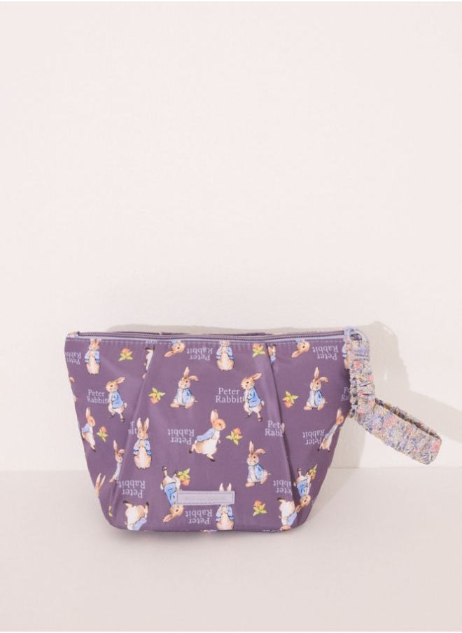 Mr. Rabbit print nylon medium vanity case
