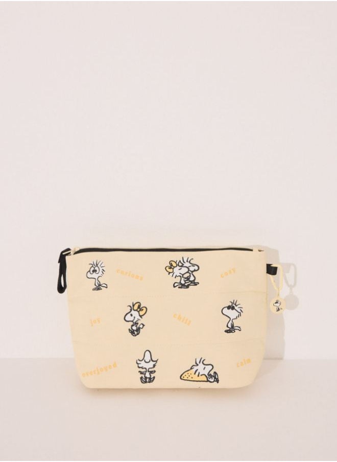 Medium Snoopy yellow vanity case