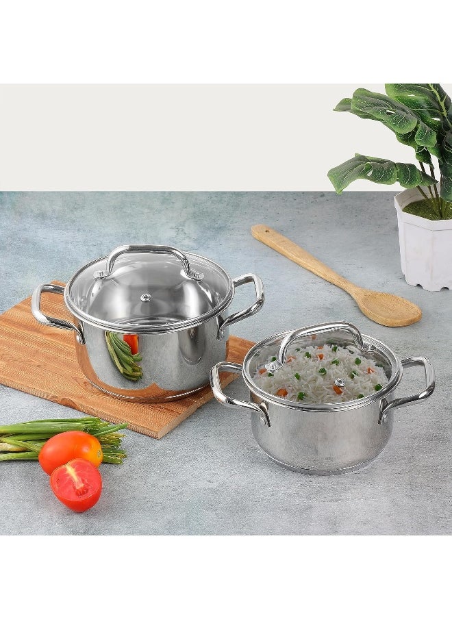 Mainz Stainless Steel Cookware set of 4