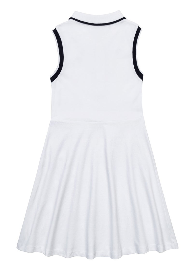 Teen Girls Sleeveless Polo Dress